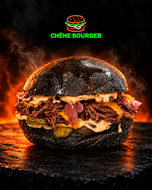 Halloween Black Pulled Beef — Chêne Bourger